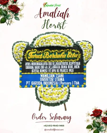 Papan Bunga Duka Brojol